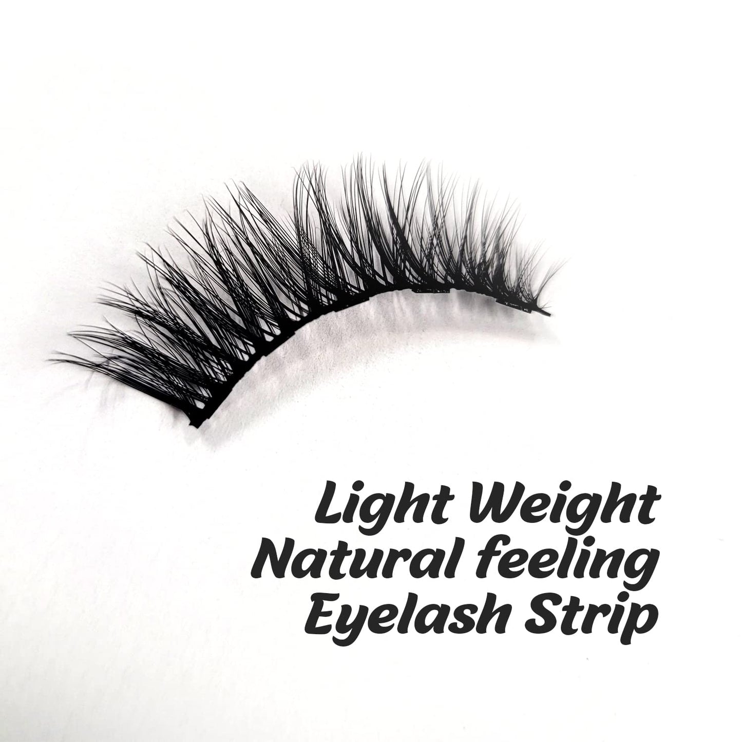 Magnetic Magic Lashes with Eyeliner, Most Natural Looking Magnetic Eyelashes Kit with Applicator, Best 8D and 3D Look, Reusable Fake Eye Lash, No Glue, Strongest Waterproof Liquid Liner